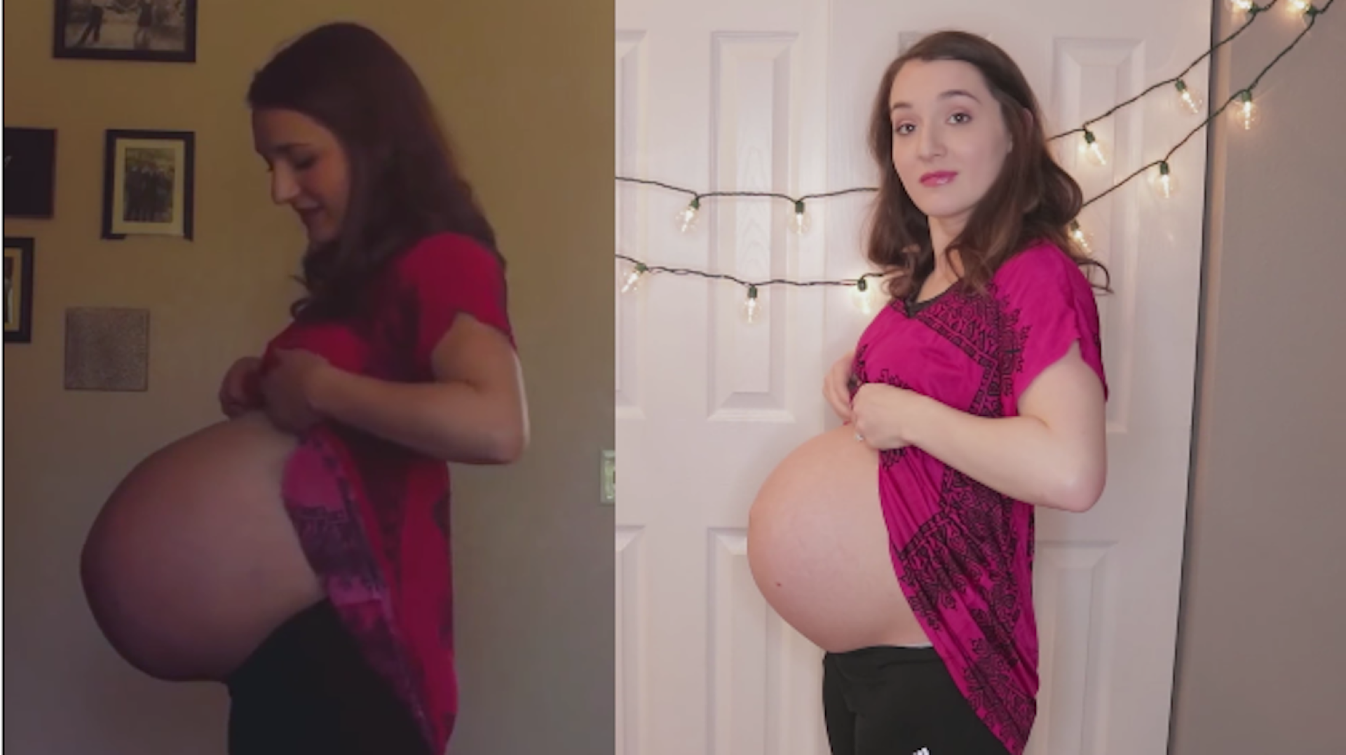 Verbazingwekkend Mama vergelijkt zwangerschap van haar tweeling met die van één AU-93