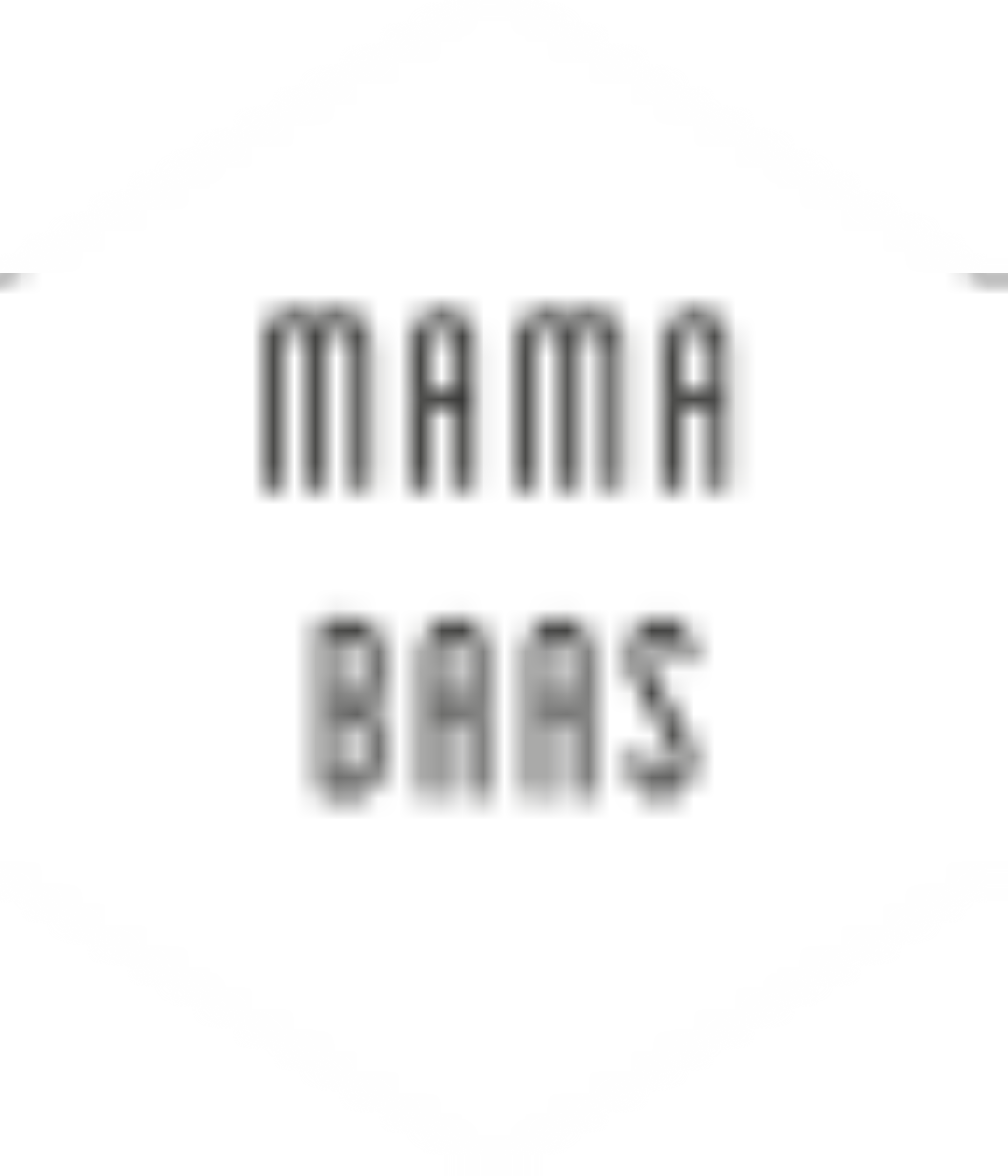 Mamabaas logo wit
