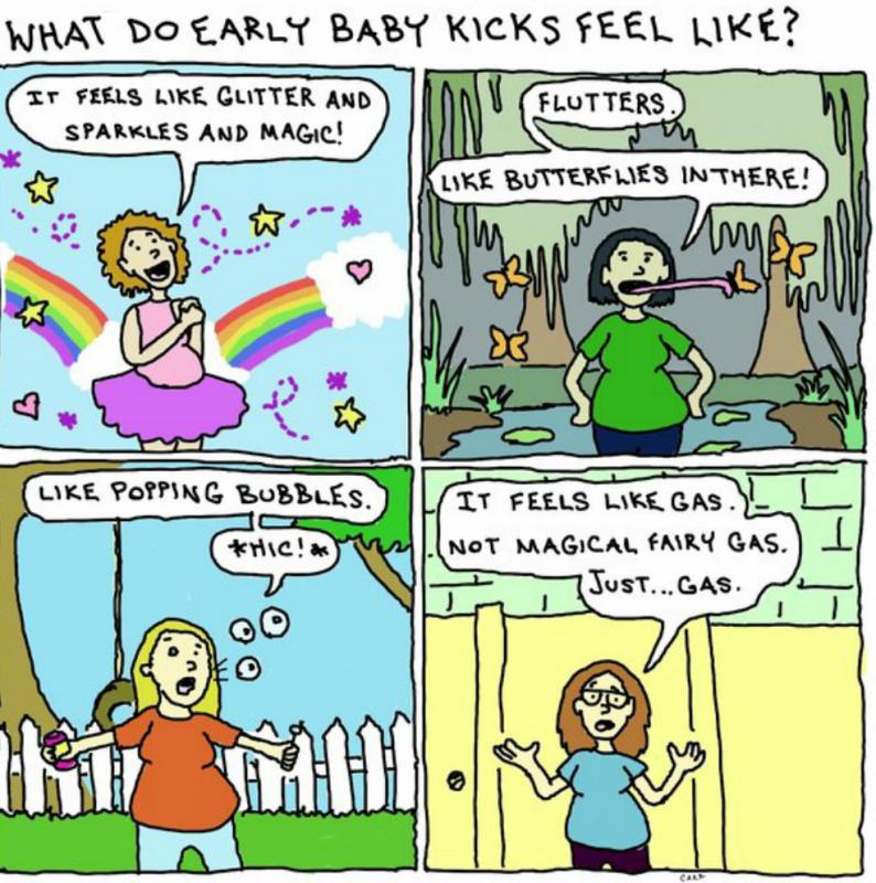zwangerschap cartoons