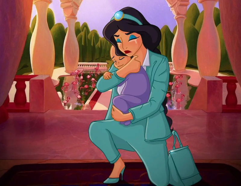 Disney prinses Yasmine en baby