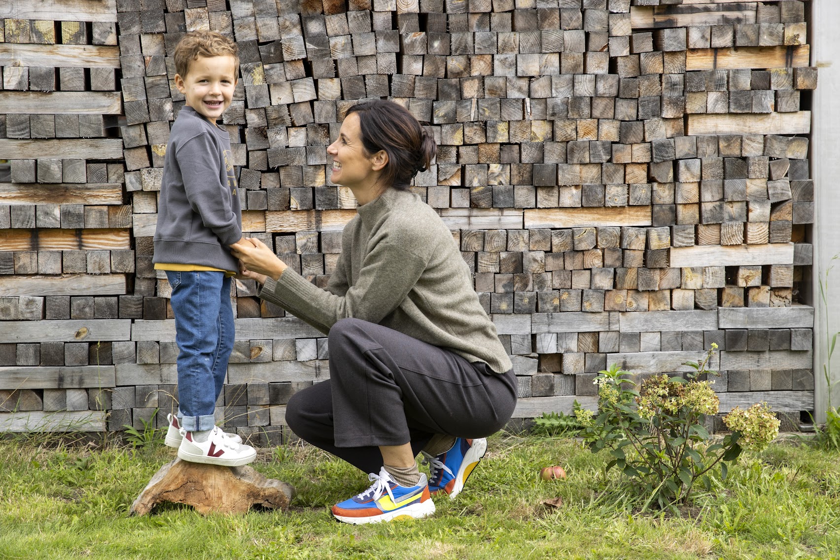 mama en zoontje