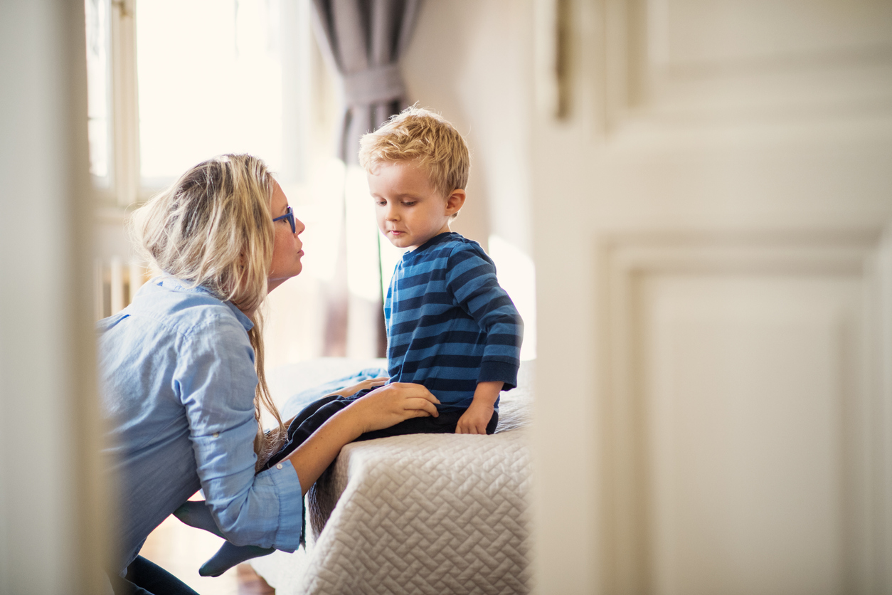 mama en zoontje