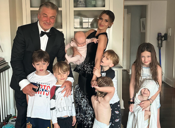 Hilaria en Alec Baldwin en hun gezin van zeven kinderen