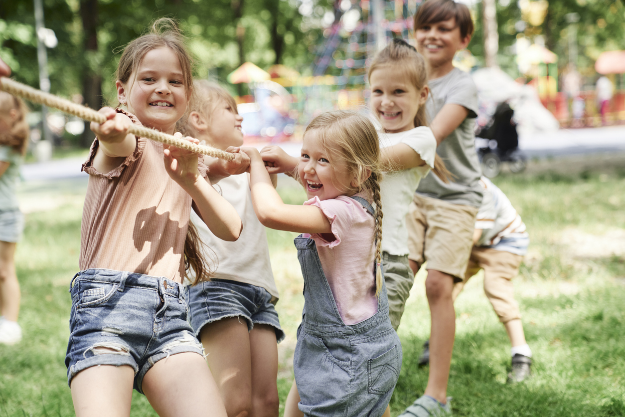 kinderen op kamp