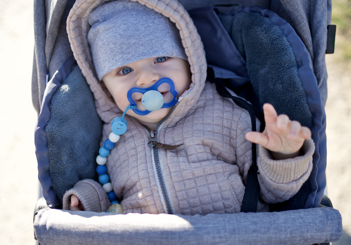 peuter in buggy