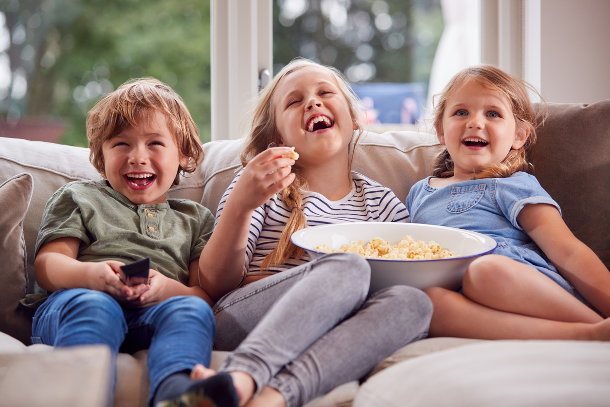 kinderen televisie scherm