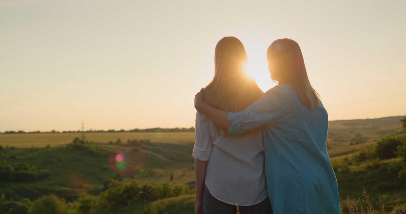 mama en tiener dochter reis vakantie