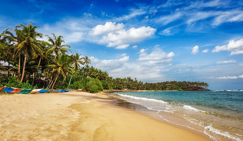 Strand in Sri Lanka