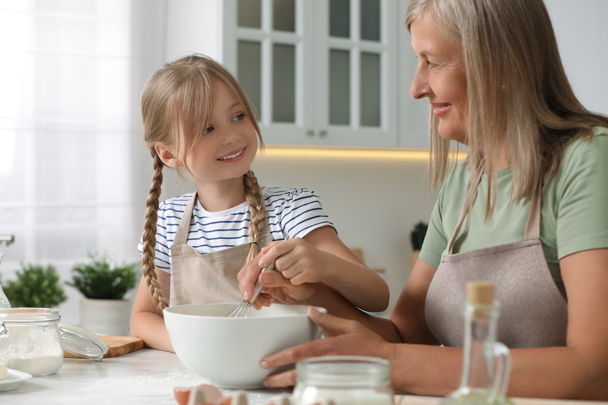 oma en kleinkind