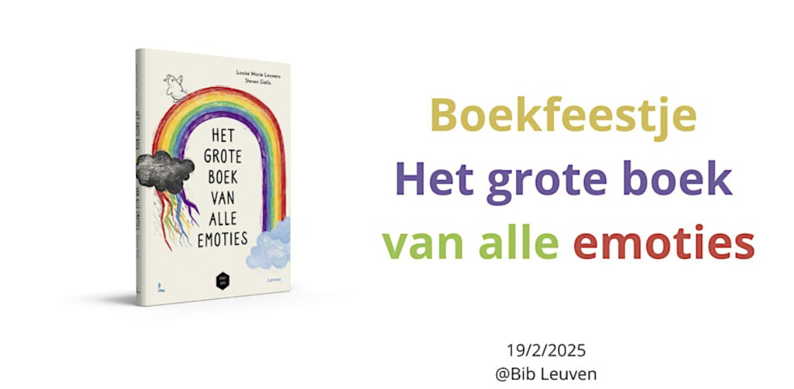 Boekfeestje "Het grote boek van alle emoties" 
