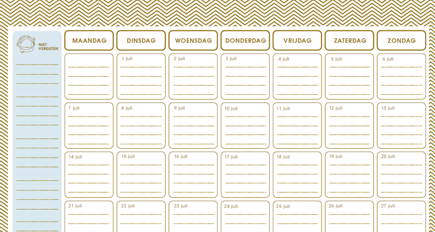 vakantieplanner