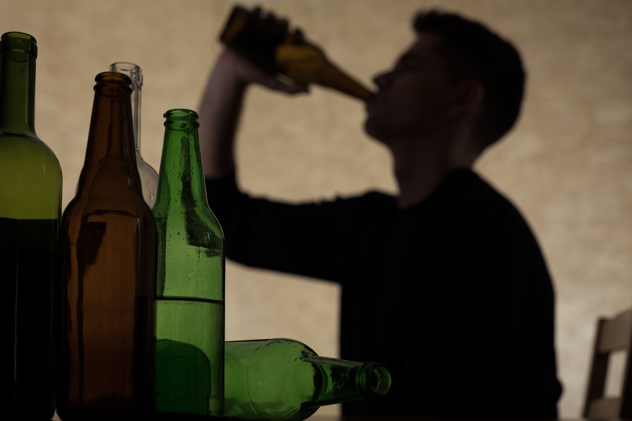 tiener drinkt alcohol 