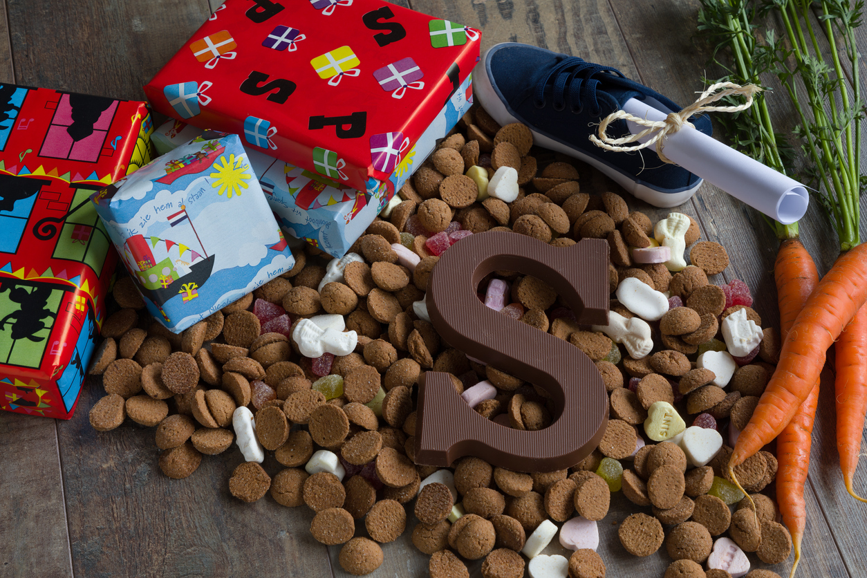 snoepgoed en speelgoed van de Sint