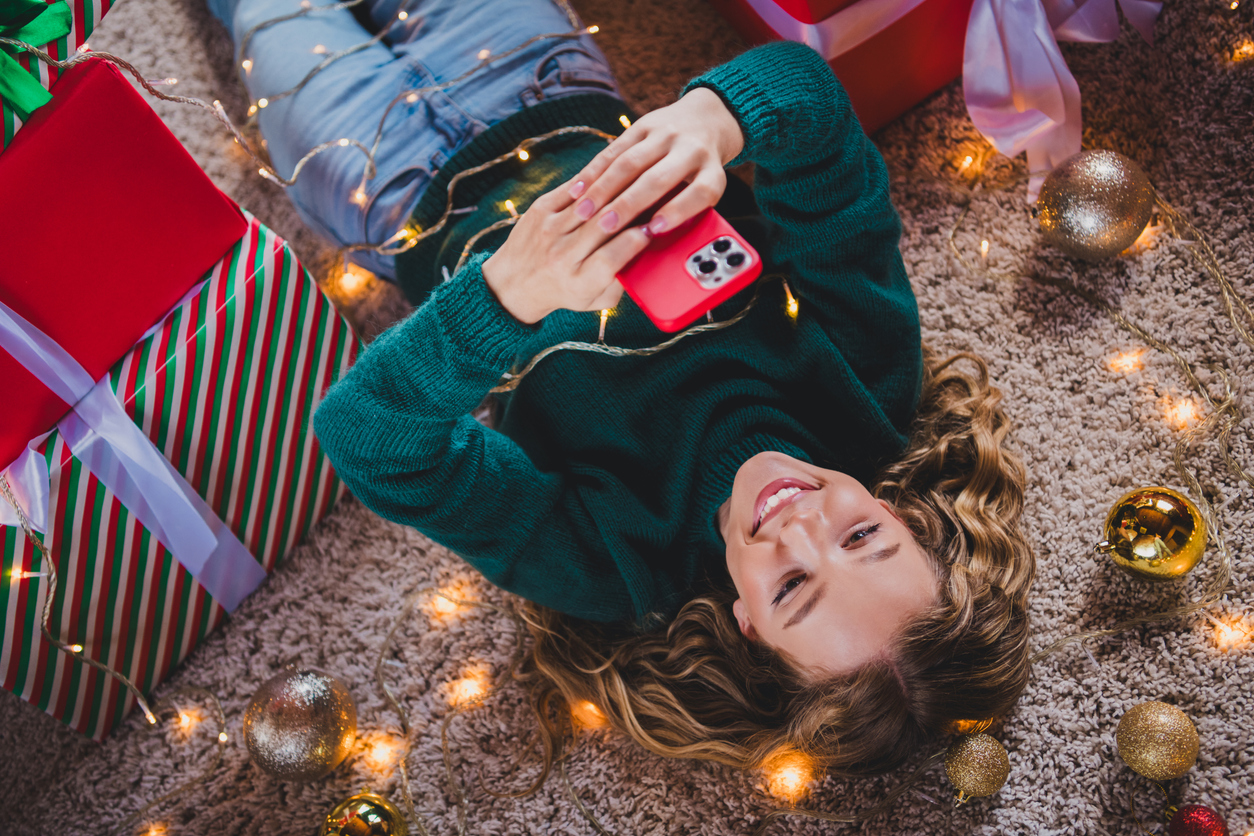 meisje kerstversiering