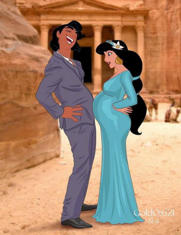 Jasmine en Aladdin in Petra 