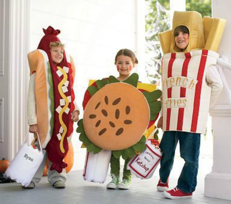 friet, hamburger, hotdog