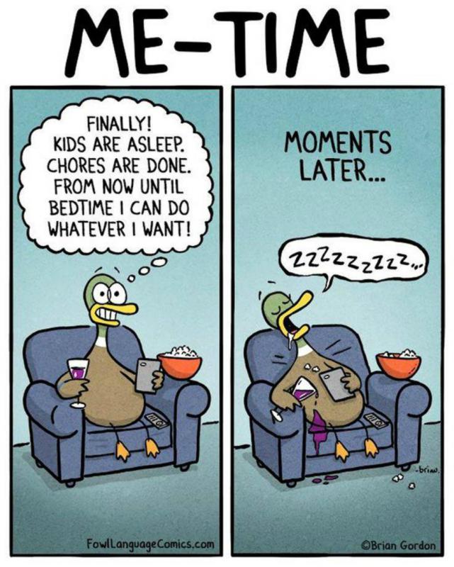 Cartoon: me-time