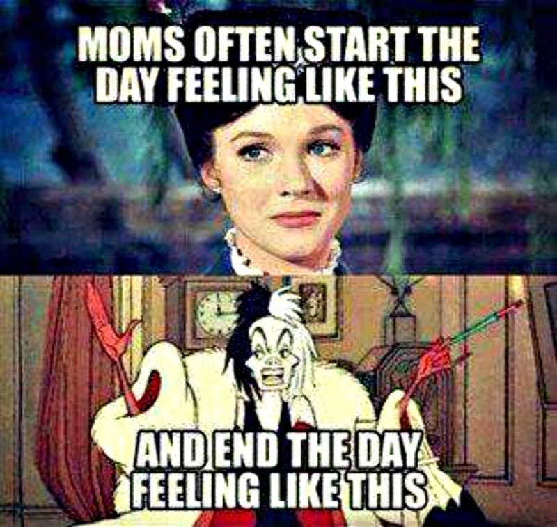 Meme: day as a mom