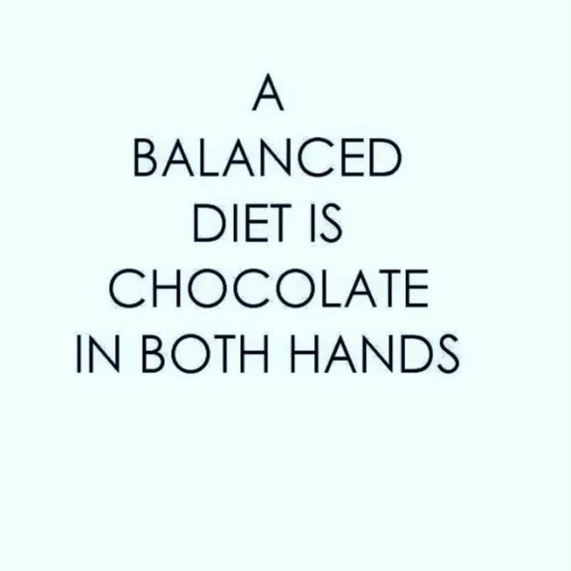 Quote: a balanced diet