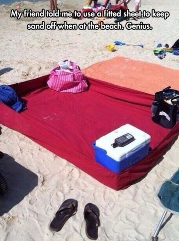 parenting hack beach