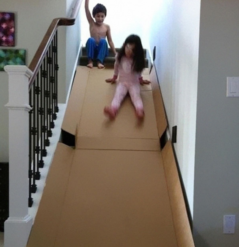 parenting hack slide