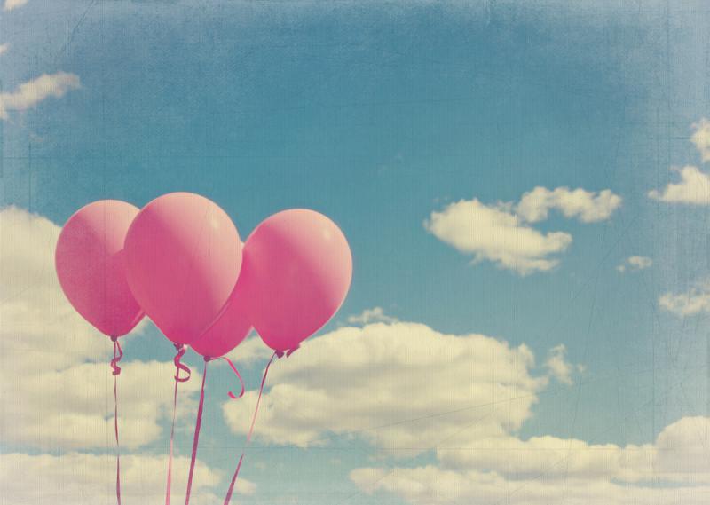 roze balonnen