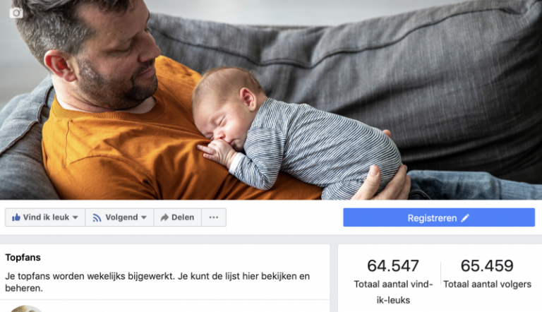 Schermafbeelding facebookpagina Mamabaas