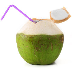 groene kokosnoot