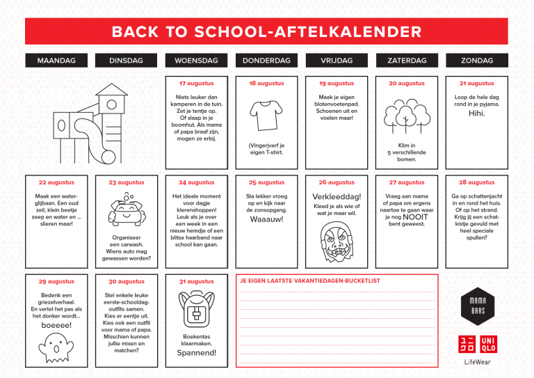 back to school aftelkalender