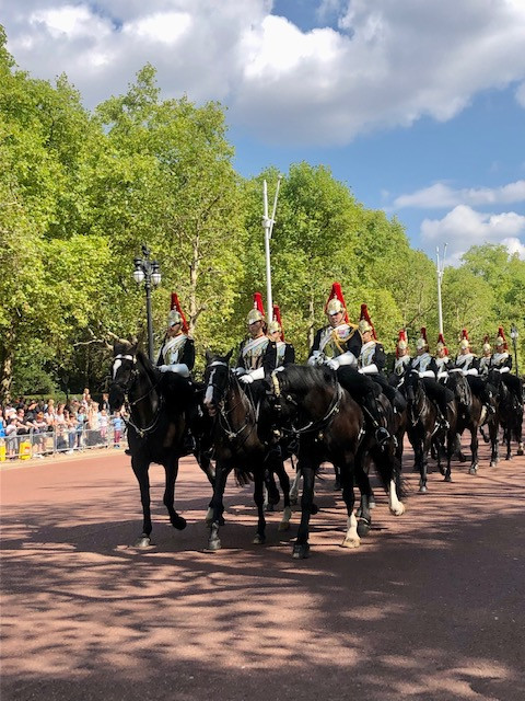 wissel van de wacht aan Buckingham Palace