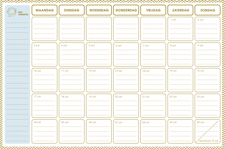 vakantieplanner