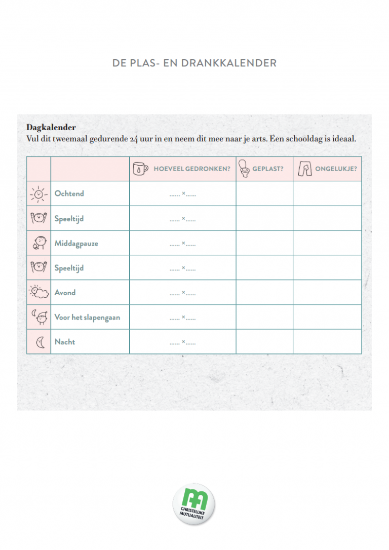 Plas- en drankkalender