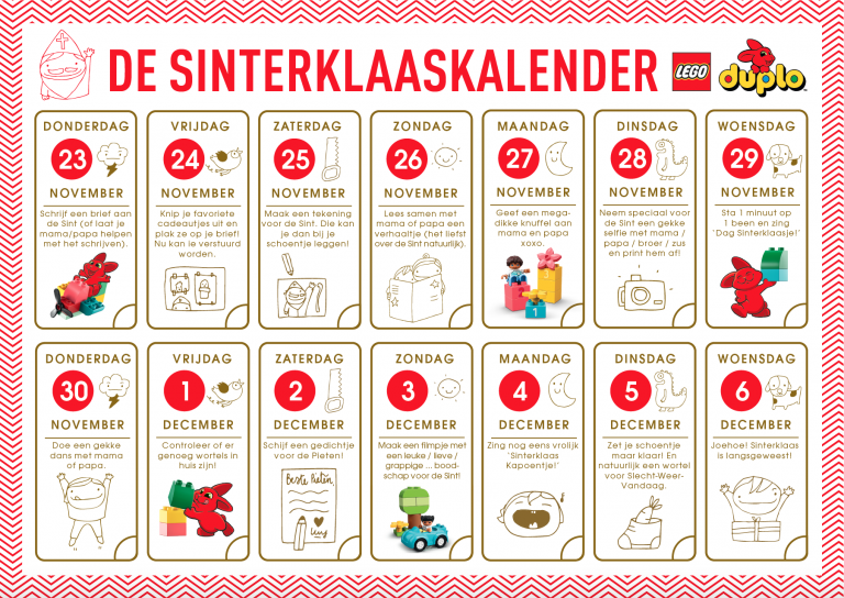 aftelkalender sinterklaas iLEGO DUPLO