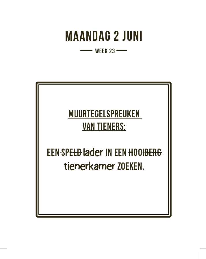 scheurkalender 