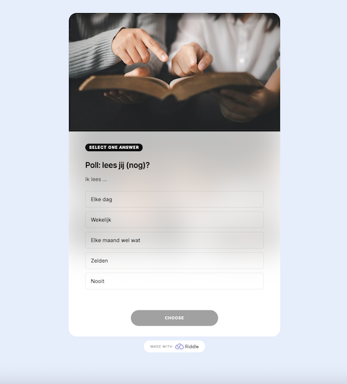 poll lezen