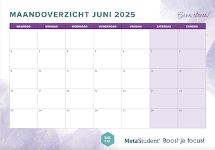 Maandplanner examens juni 2025_klein