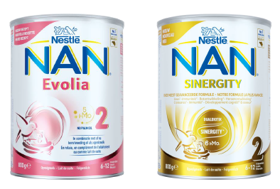 Nestlé NAN Evolia 2 en Sinergity 2