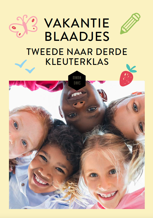 vakantieblaadjes tweede naar derde kleuter 2025