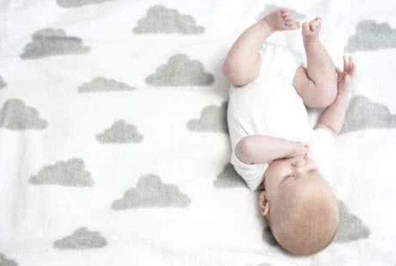 baby op deken