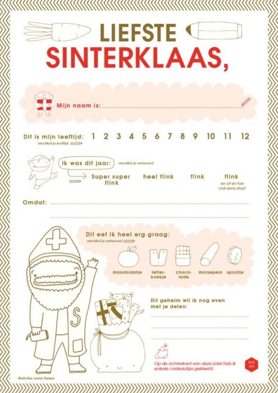 Superleuke Invulbrief Voor De Sint Mamabaas Be