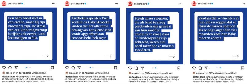 quotes instagram De Standaard