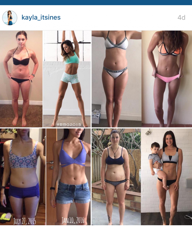 instagram kayla itsines