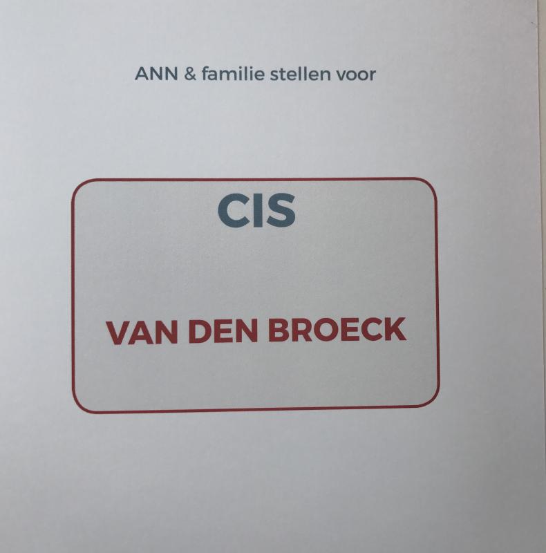 albelli geboortekaart