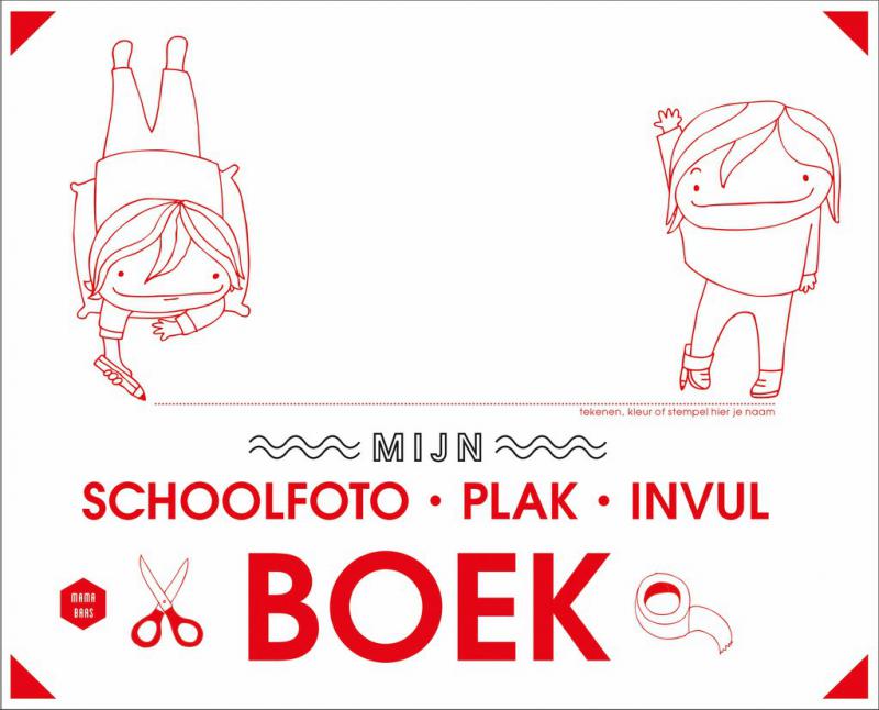 Mijn schoolfoto-plak-invulboek