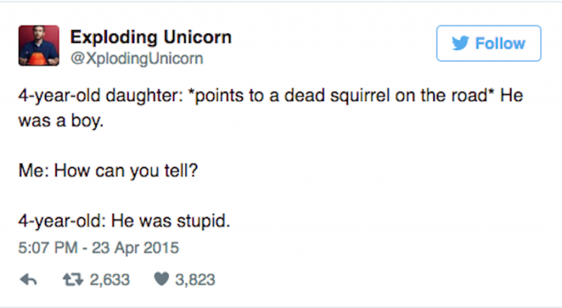 tweet @xplodingunicorn