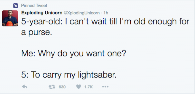 tweet @xplodingunicorn