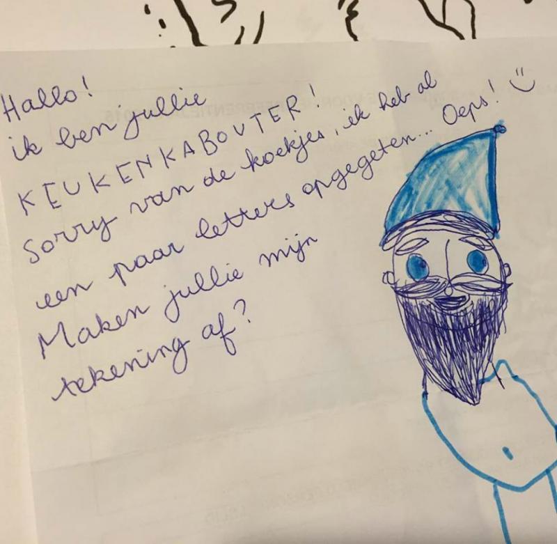 keukenkabouter tekening