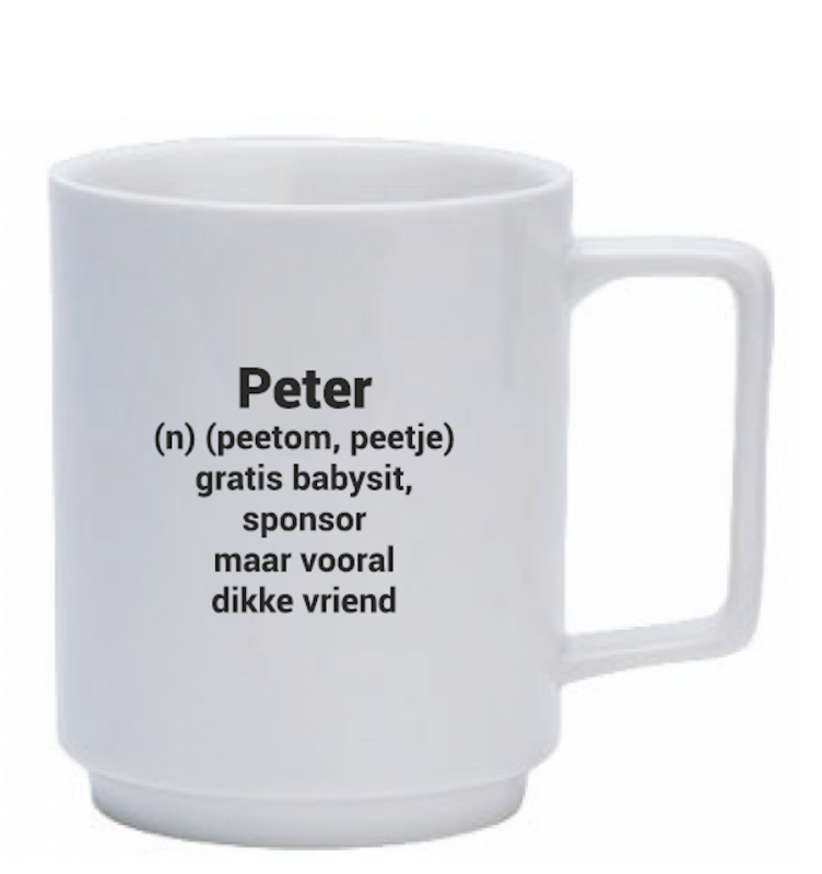 Koffiemok voor peter