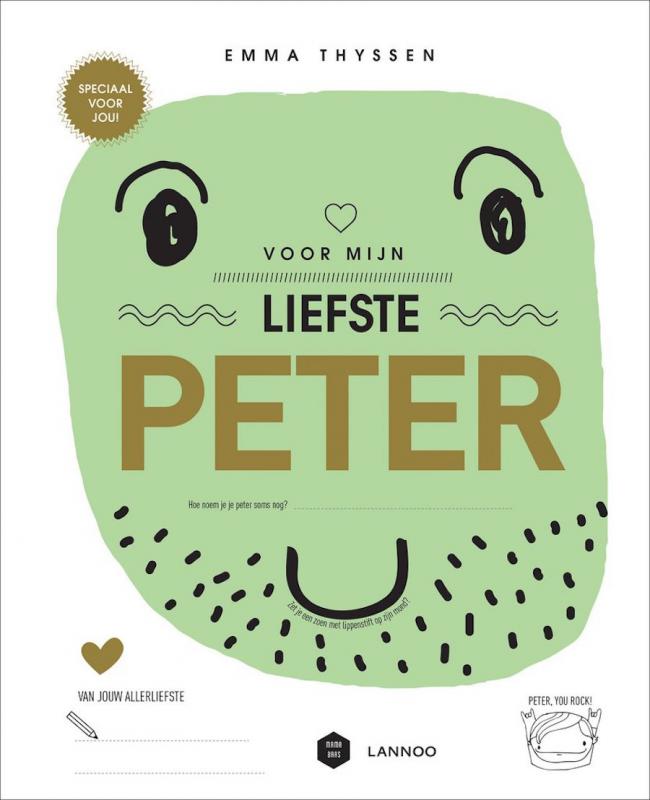 Invulboekje voor mijn liefste peter