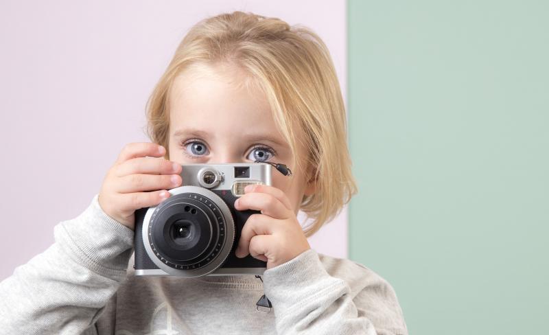meisje met fototoestel
